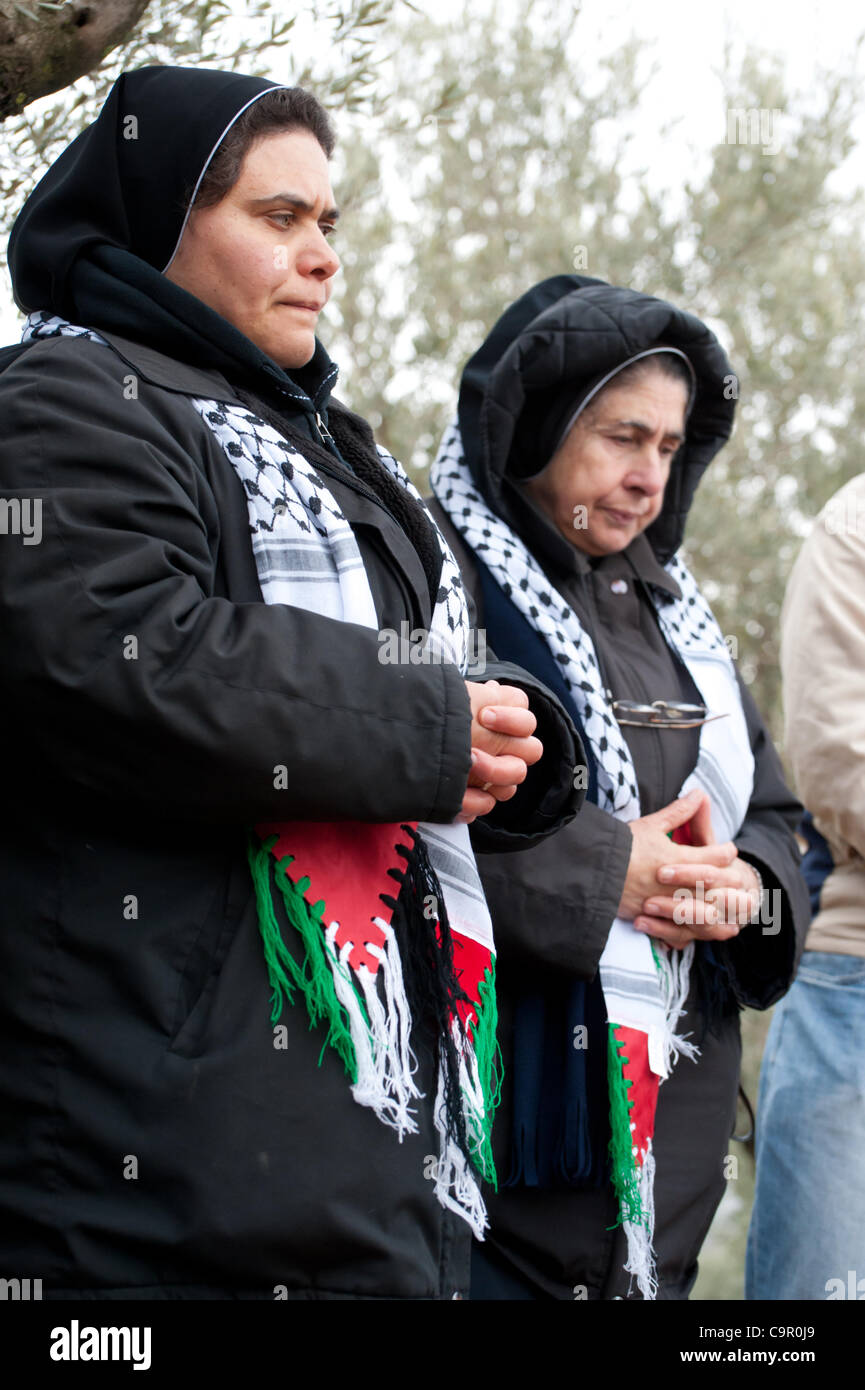 BEIT JALA, OCCUPIED PALESTINIAN TERRITORIES - FEBRUARY 10: Palestinians ...