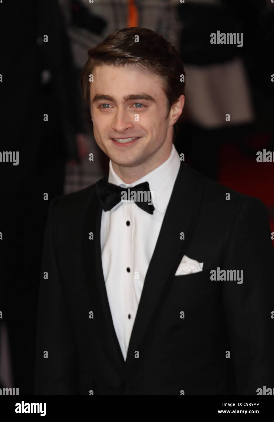 London, UK, 12/02/2012 Daniel Radcliffe arrives for the Orange British Academy Film Awards (BAFTAS) Royal Opera House, Covent Garden, in London Stock Photo