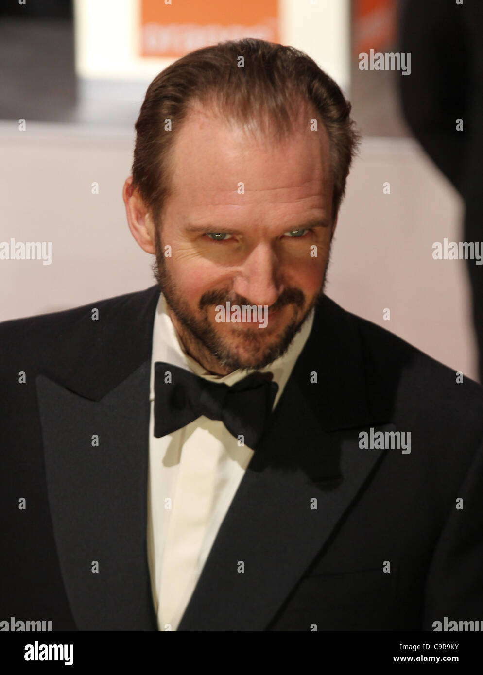 London, UK, 12/02/2012 Ralph Fiennes arrives for the Orange British Academy Film Awards (BAFTAS) Royal Opera House, Covent Garden, in London (Credit Image: Press2000/Alamy Live News ) Stock Photo