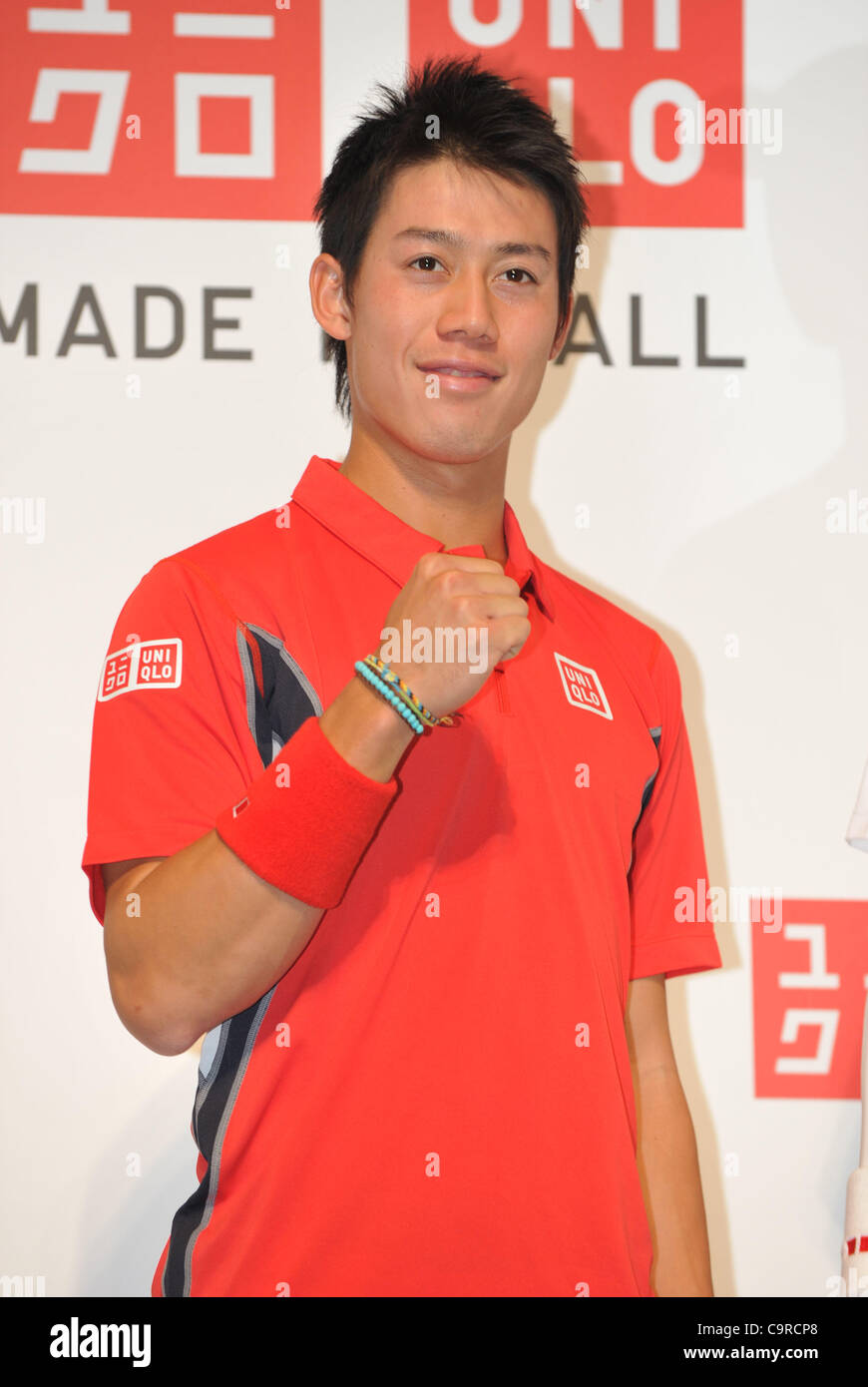 Kei Nishikori Feburary 13 12 Tennis Press Conference For Uniqlo At Roppongi Tokyo Japan Japanese Fashion Brand Uniqlo Will Be Launching A Range Of Tennis Wear In April After The Kei Nishikori Feburary 13 12 Tennis Press Conference For Uniqlo At Roppongi Tokyo Japan Japanese Fashion Brand Uniqlo Will Be Launching A Range Of Tennis Wear In April After The