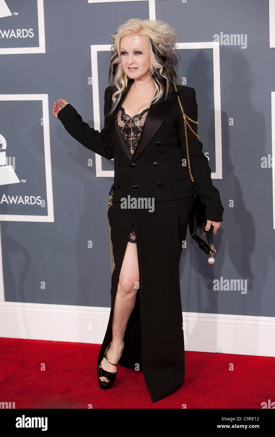 Bonnie Raitt on the red carpet of the 54th Annual Grammy Awards at the