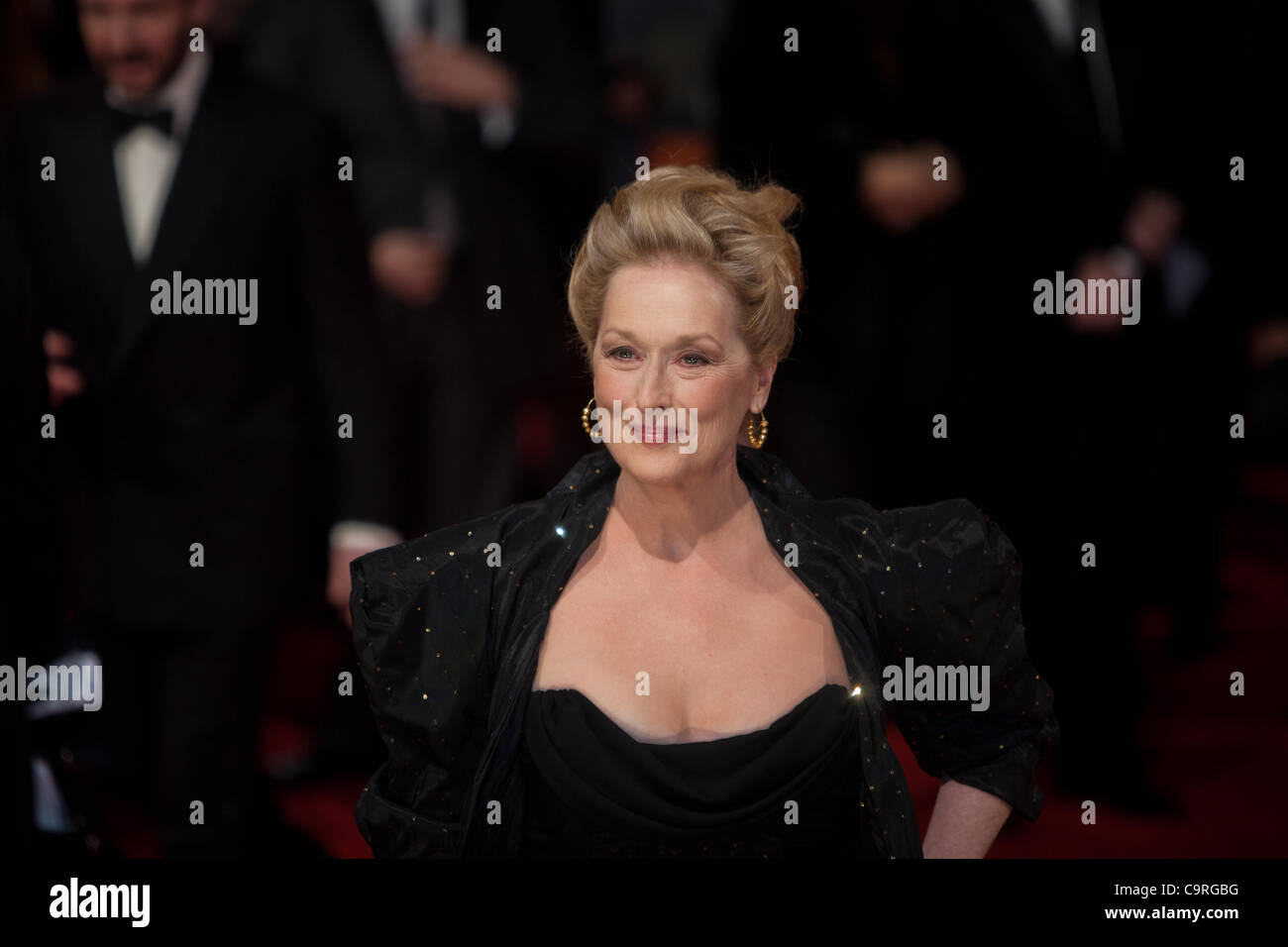 London, UK, 12/02/2012. Actress, Meryl Streep, arriving at the 2012 BAFTAs Stock Photo