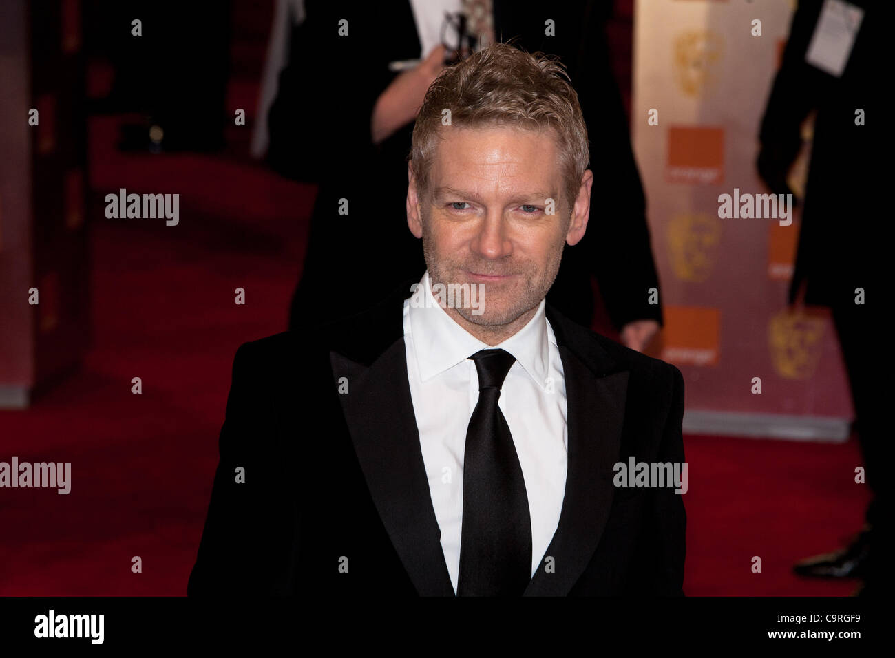 London, UK, 12/02/2012. Actor, Kenneth Branagh, arrives at the red carpet to attend the BAFTAs Stock Photo
