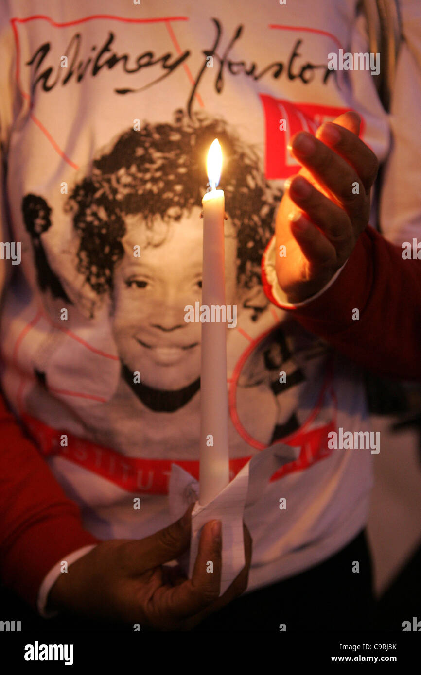 Feb. 13, 2012 Los Angeles, California, U.S. A fan in a candlelight