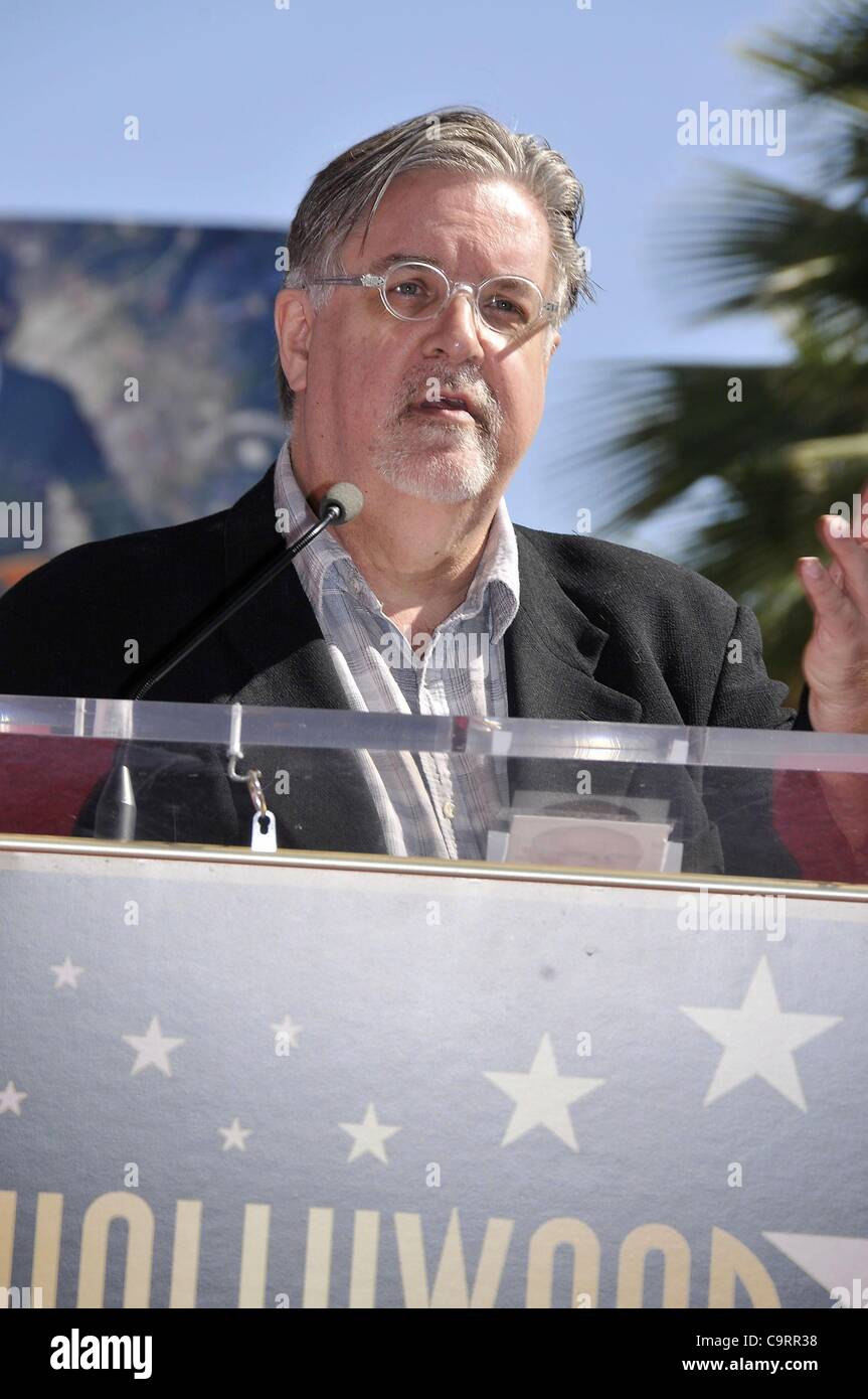 Matt Groening at the induction ceremony for Star on the Hollywood Walk
