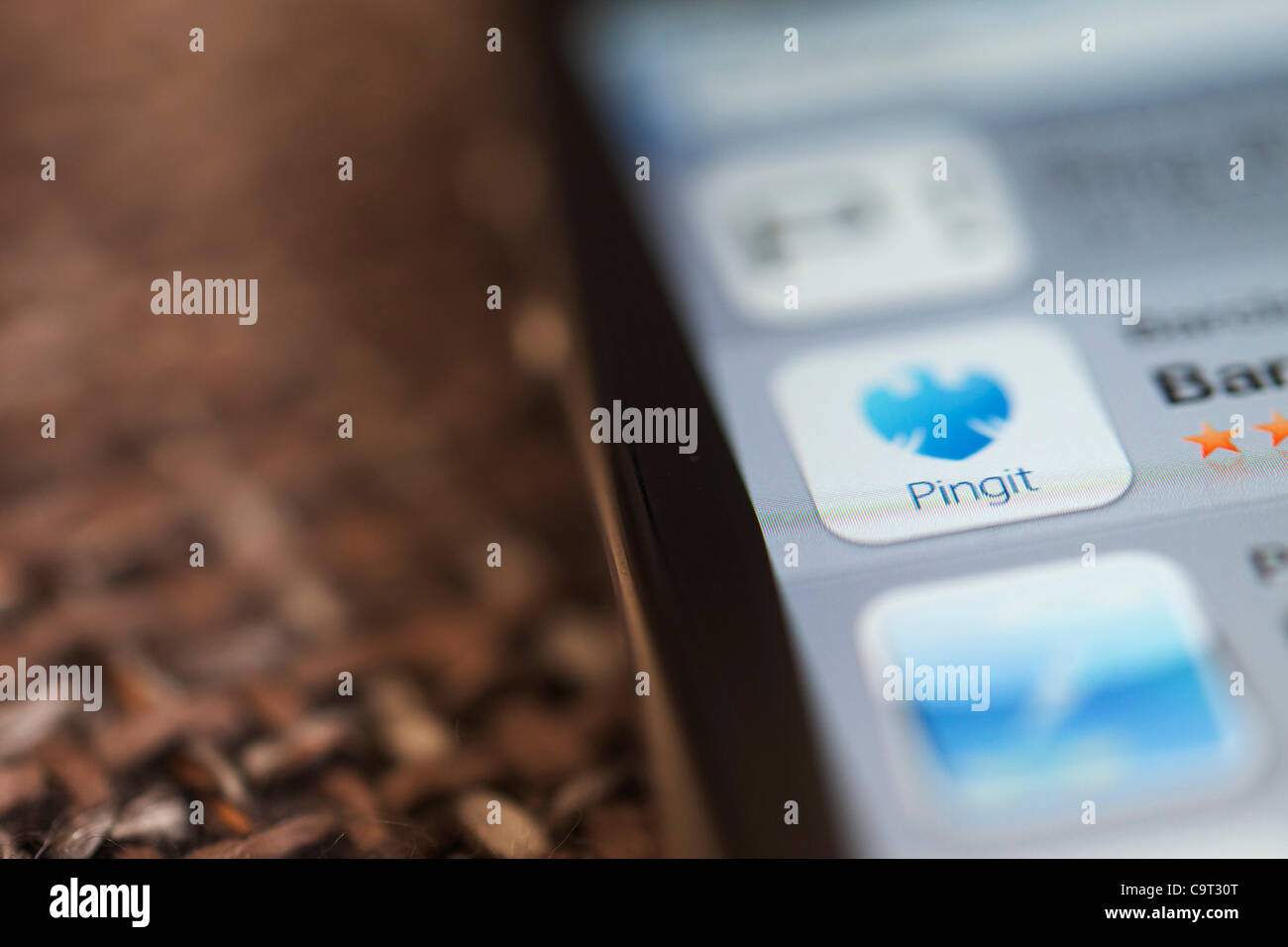 Pingit App On An Iphone Barclays Bank Money Sending Service That
