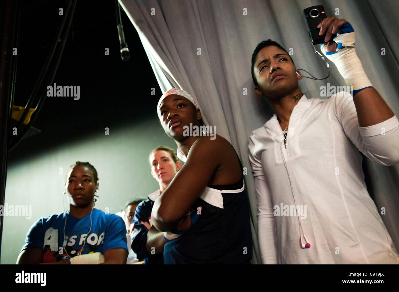 Spectating Fight From Backstage High Resolution Stock Photography and Images - Alamy