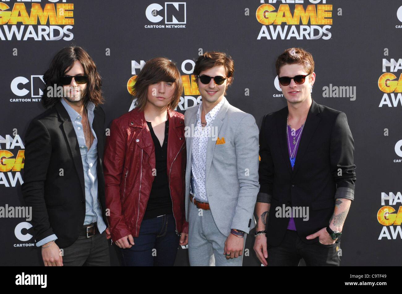 Hot Chelle Rae at arrivals for 2nd Annual Cartoon Network Hall of Game Awards, Barker Hangar, Santa Monica, CA February 18, 2012. Photo By: Elizabeth Goodenough/Everett Collection Stock Photo