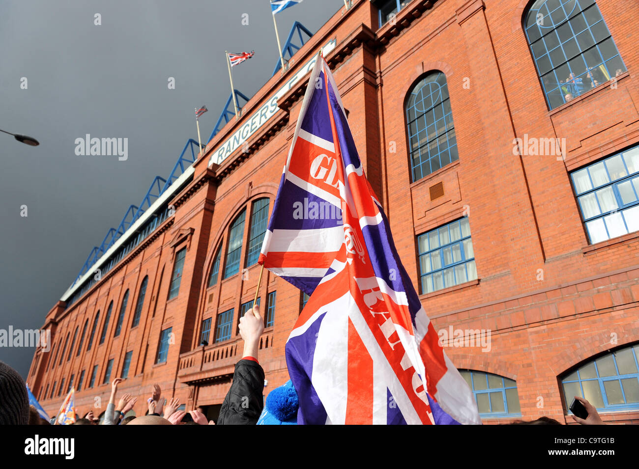 Rangers supporters hires stock photography and images Alamy
