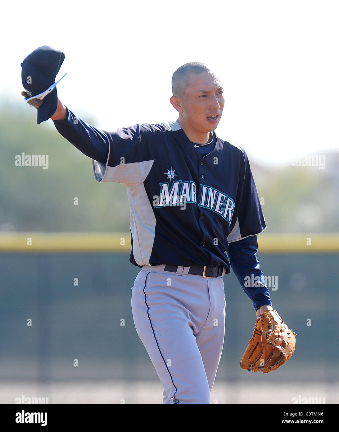 Munenori Kawasaki (Mariners), FEBRUARY 18, 2012 - MLB : Seattle