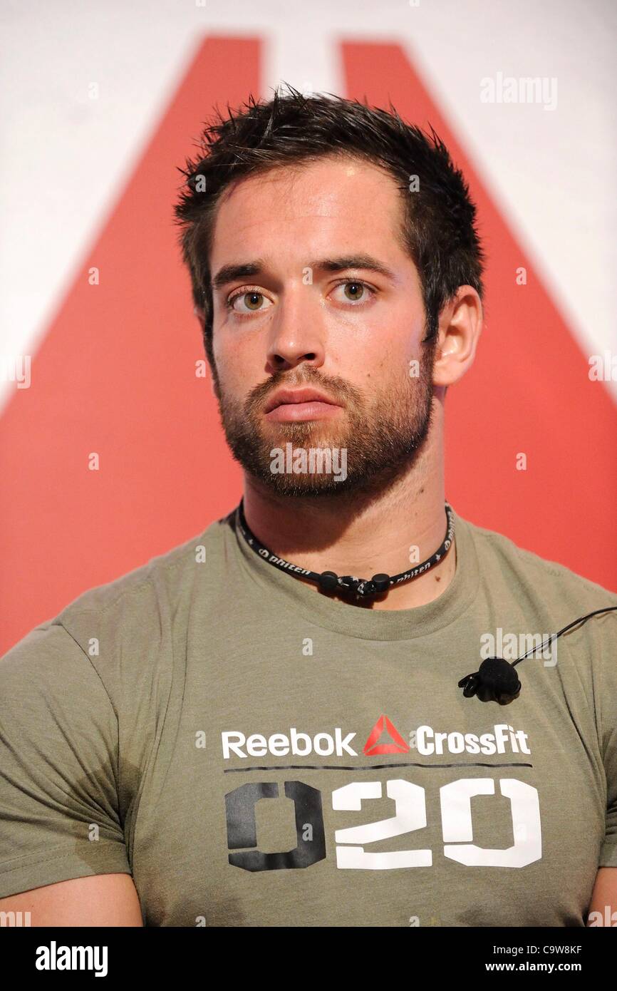 Rich Froning Jr. in attendance for 2011 Fittest Man on Earth Reebok Crossfit Launch, Yonge-Dundas Toronto, ON February 22, 2012. Nicole Springer/Everett Collection Stock Photo - Alamy