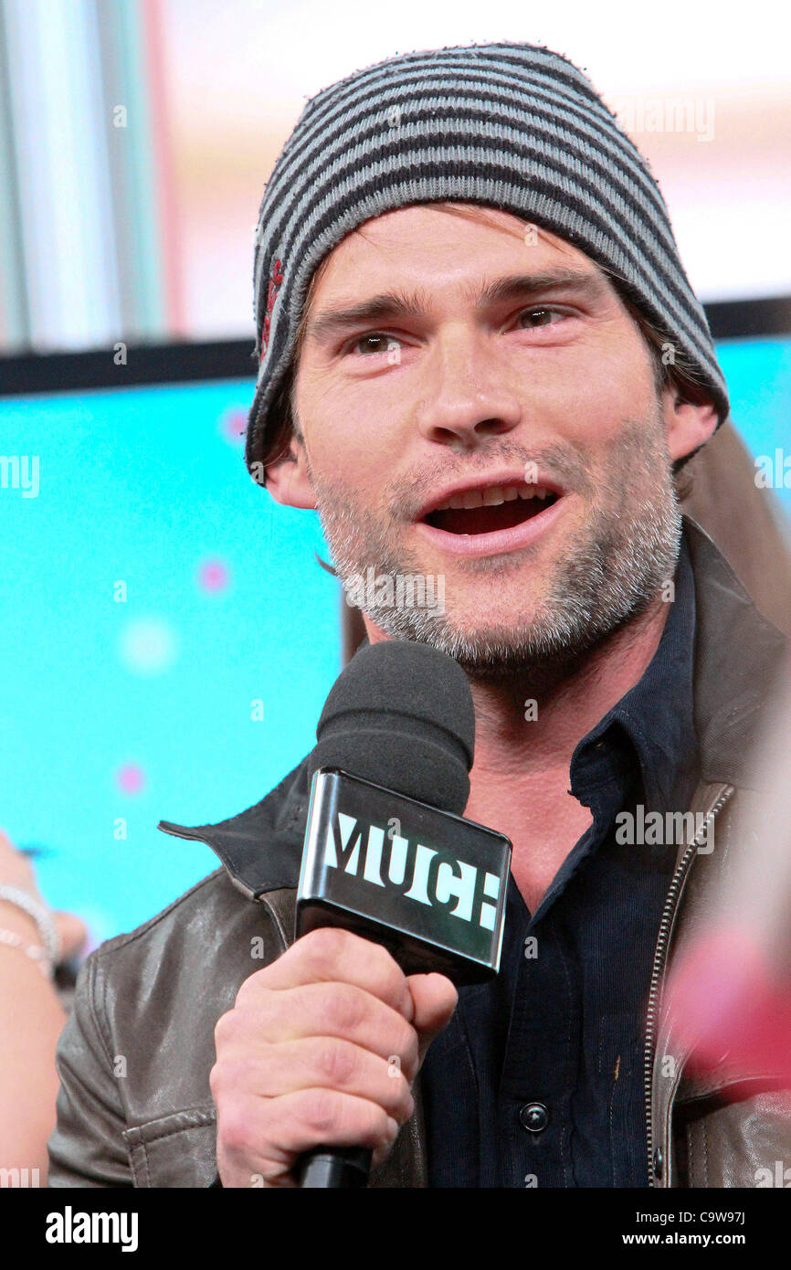 Toronto, Canada.Actor Seann William Scott appears on CTV Much Music's New.Music.Live. on Wednesday, 22 Feb, 2012. Stock Photo