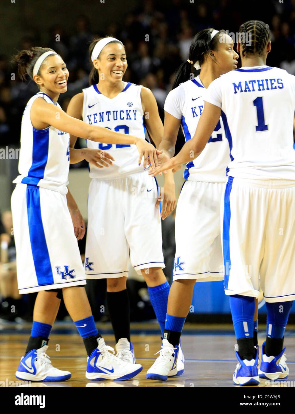 Feb. 23, 2012 - Lexington, Ky, US - Kentucky's Keyla Snowden (4 ...