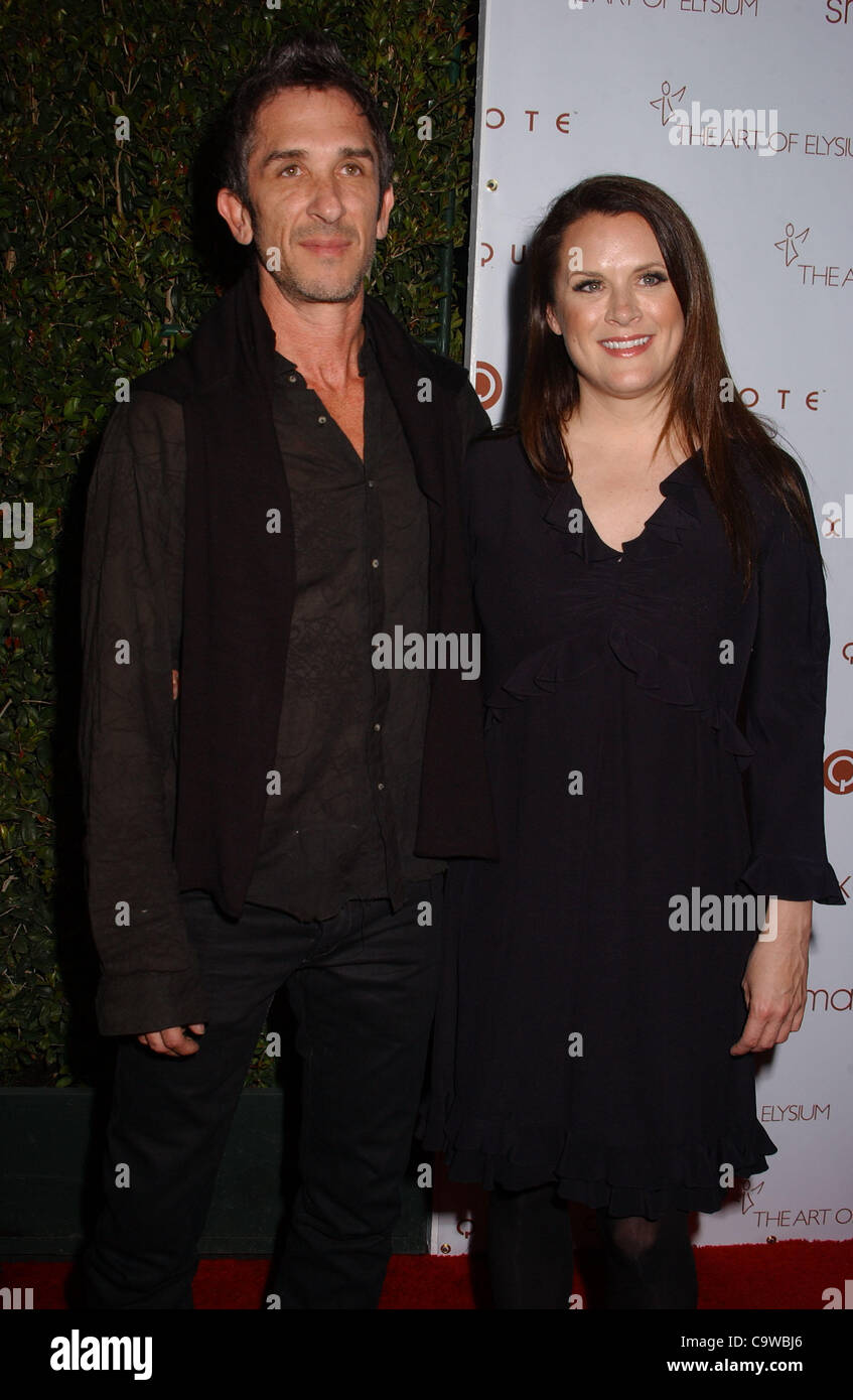 Feb. 23, 2012 - Hollywood, California, U.S. - David Factor And Date attend ''The Art Of Eltsium'' at the SmashboxStudio in Hollywood,Ca on February 23,2012. 2012 (Credit Image: Â© Phil Roach/Globe Photos/ZUMAPRESS.com) Stock Photo