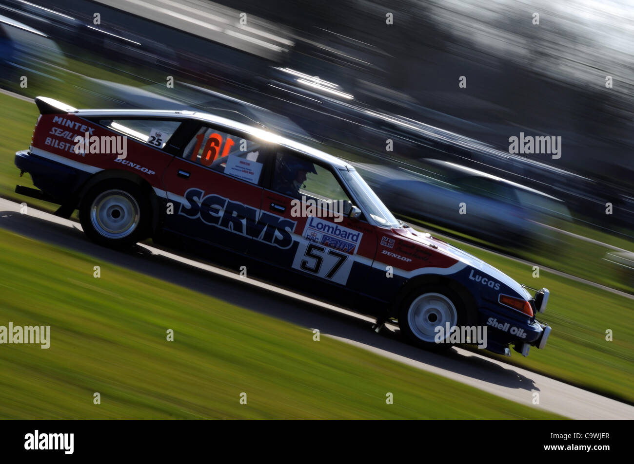 25th Feb 2012 Stoneleigh Park, Coventry, UK. Adam Keeler driving a