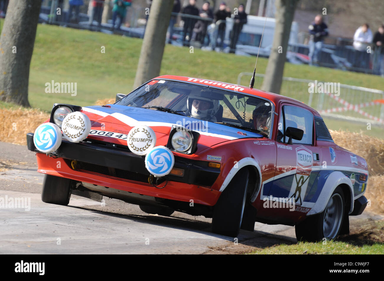 25th Feb 2012 Stoneleigh Park, Coventry, UK. Paul Hunter driving a