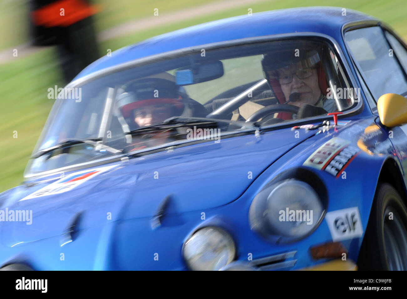 25th Feb 2012 Stoneleigh Park, Coventry, UK. A 1969 Alpine A110 in