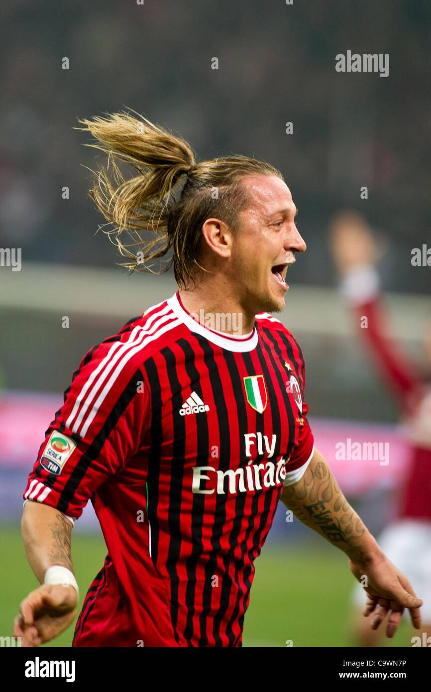 Philippe Mexes Milan February 25 2012 Football Soccer