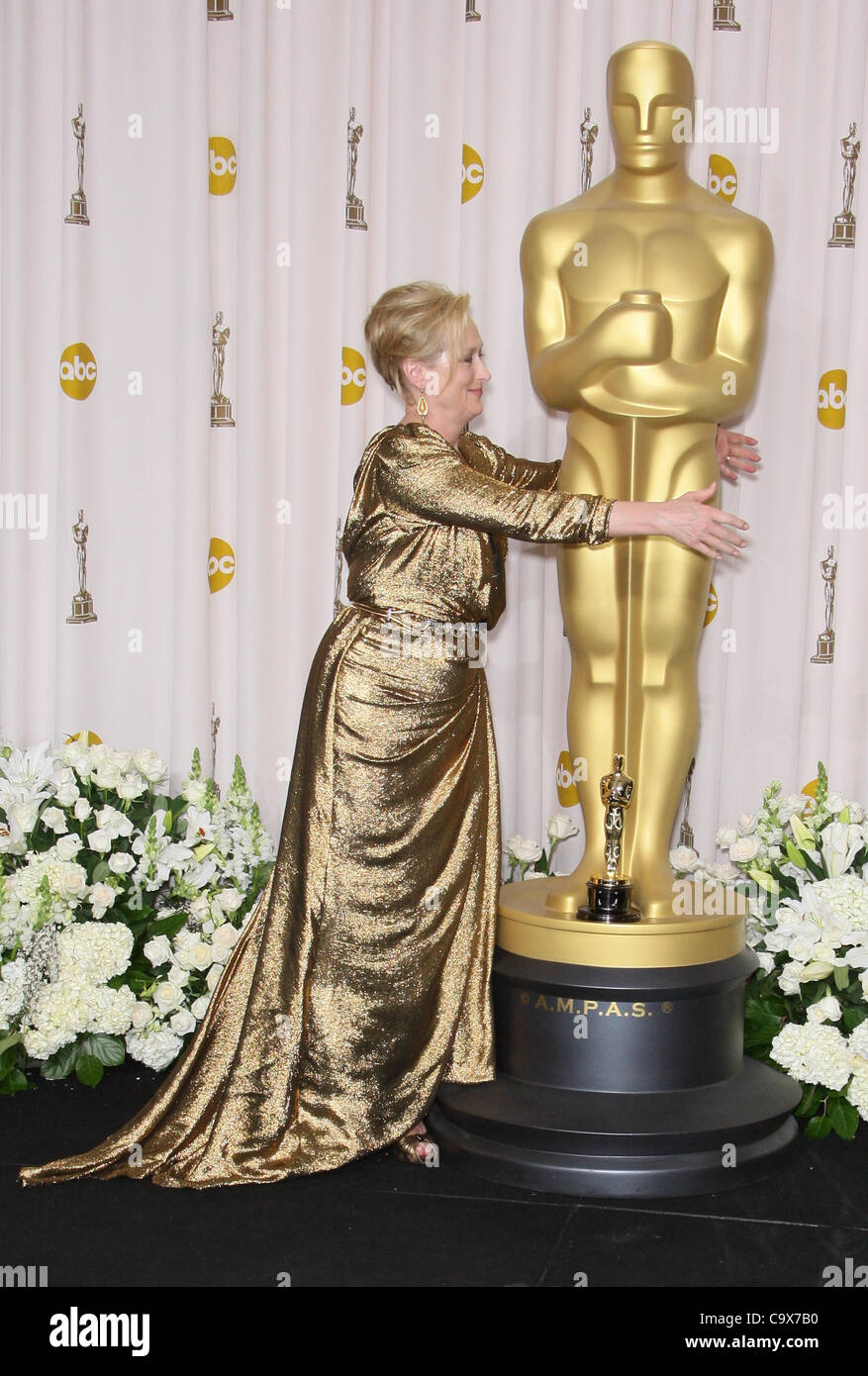 MERYL STREEP THE 84TH ACADEMY AWARDS PRESSROOM LOS ANGELES CALIFORNIA