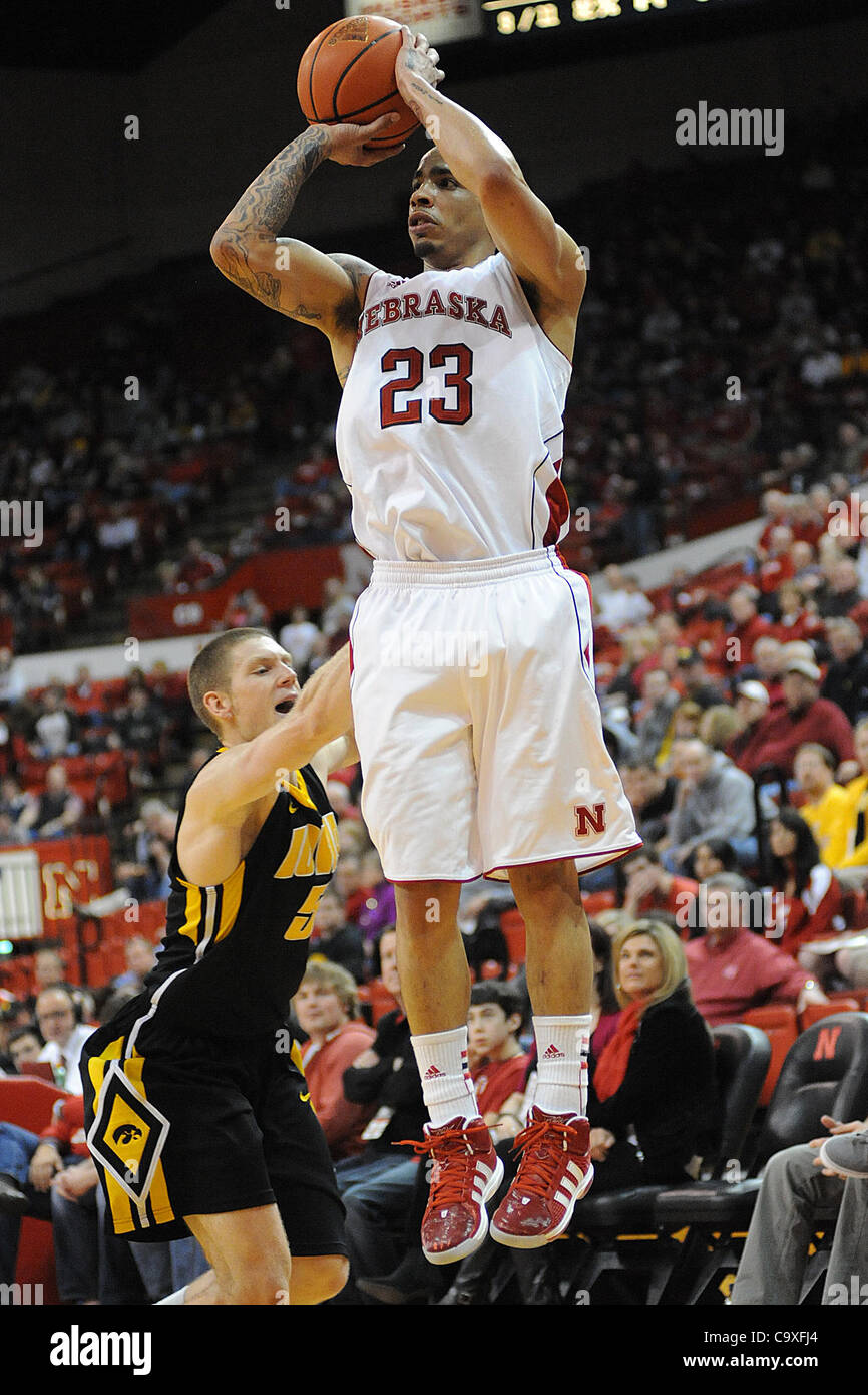 Feb. 29, 2012 Lincoln, Nebraska, U.S Nebraska guard Bo Spencer (23