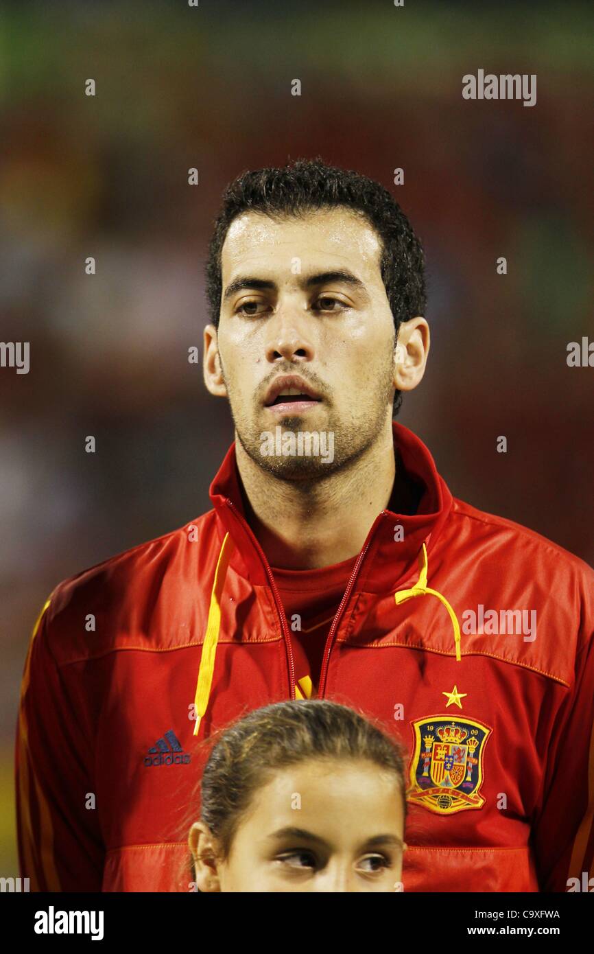 Sergio Busquets (ESP), OCTOBER 11, 2011 Football / Soccer Head Shot