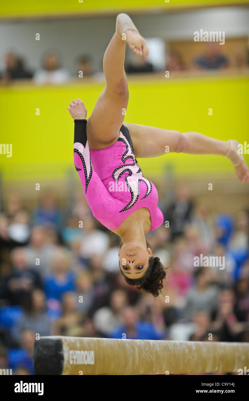 The English Gymnastics Championships Dartford Kent 3.2.12. Laura