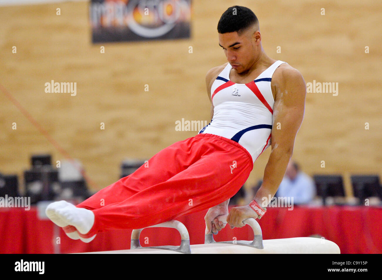 The English Gymnastics Championships Dartford Kent 3.2.12.Lewis Smith