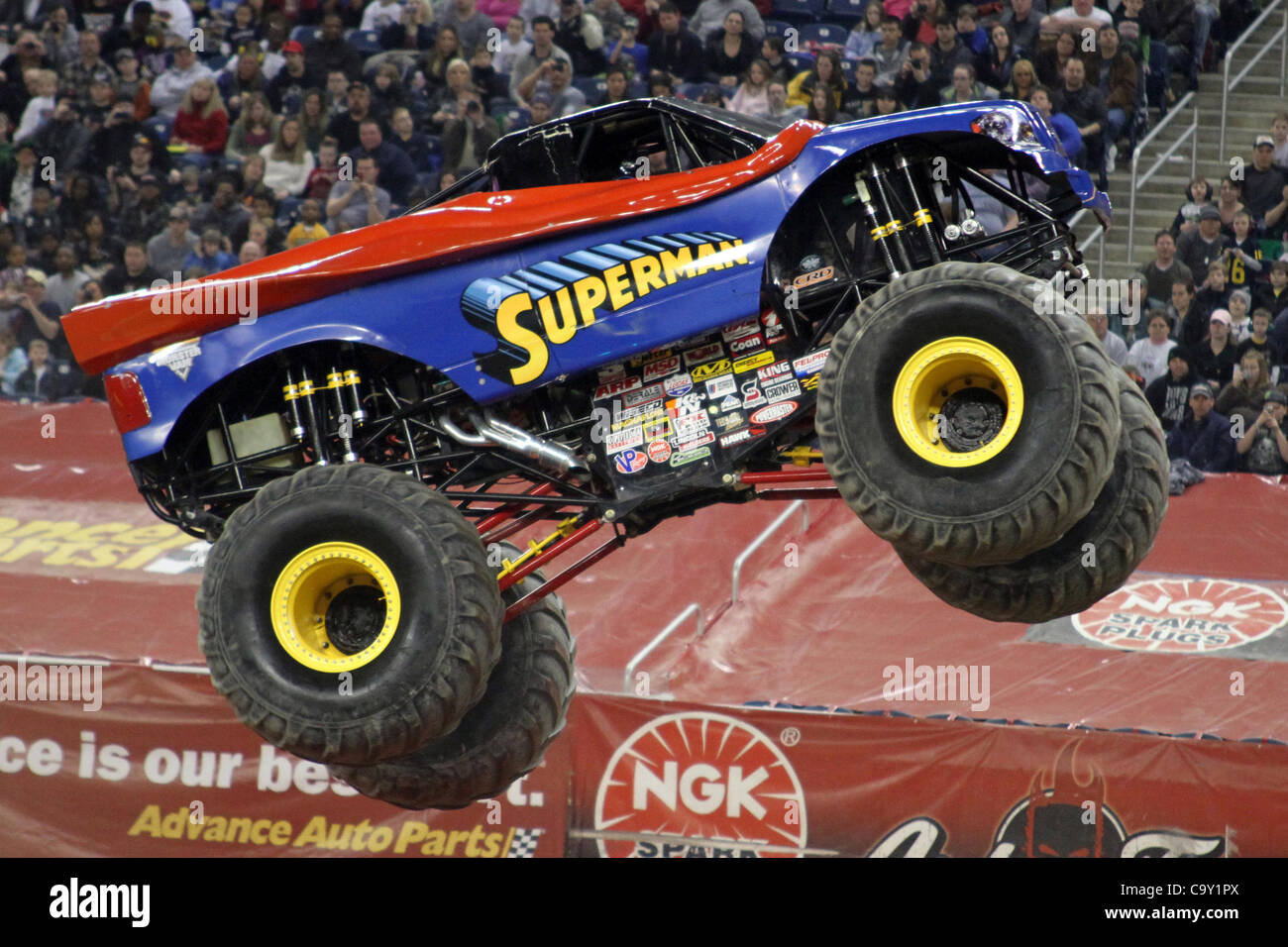 Monster jam freestyle hi-res stock photography and images - Alamy