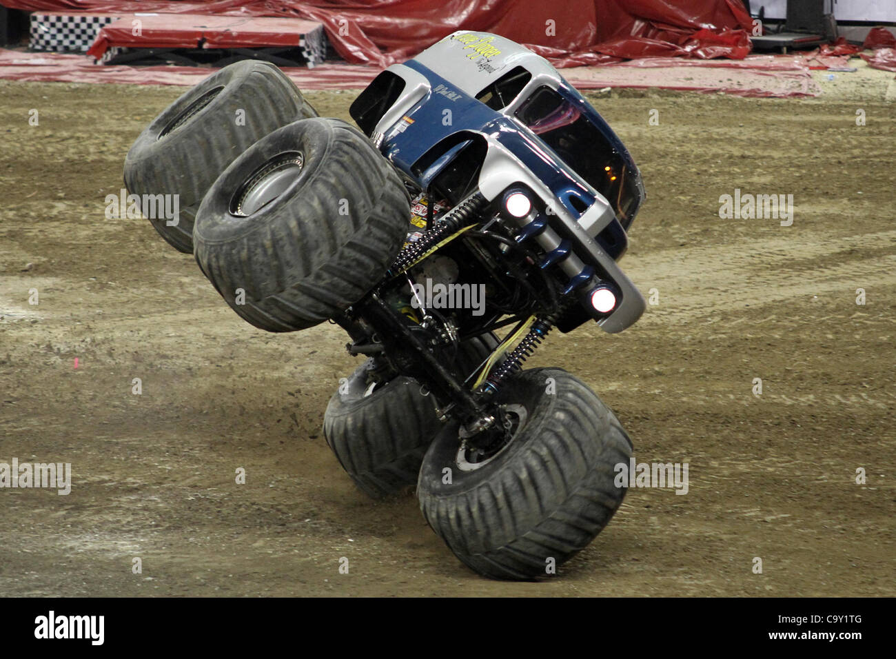 March 3, 2012 Detroit, Michigan, U.S Grave Digger the Legend lands