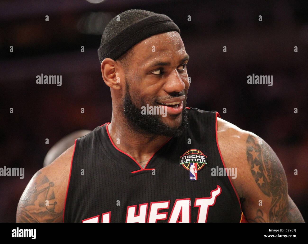 Lebron james miami heat dunks hi-res stock photography and images - Alamy