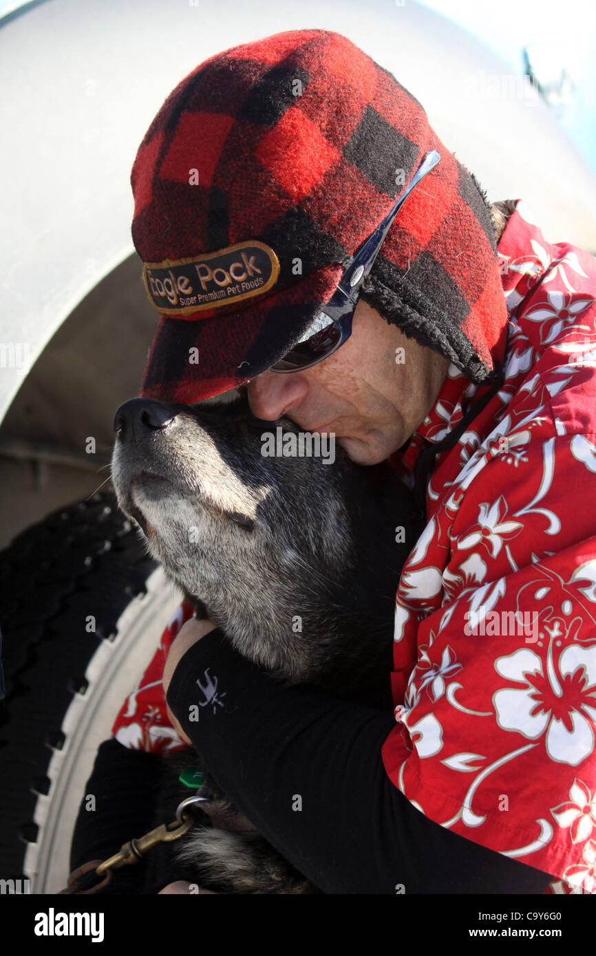Martin Buser Mar. 4, 2012 - Willow Alaska, U.S. Four-time Iditarod champiion Martin ...