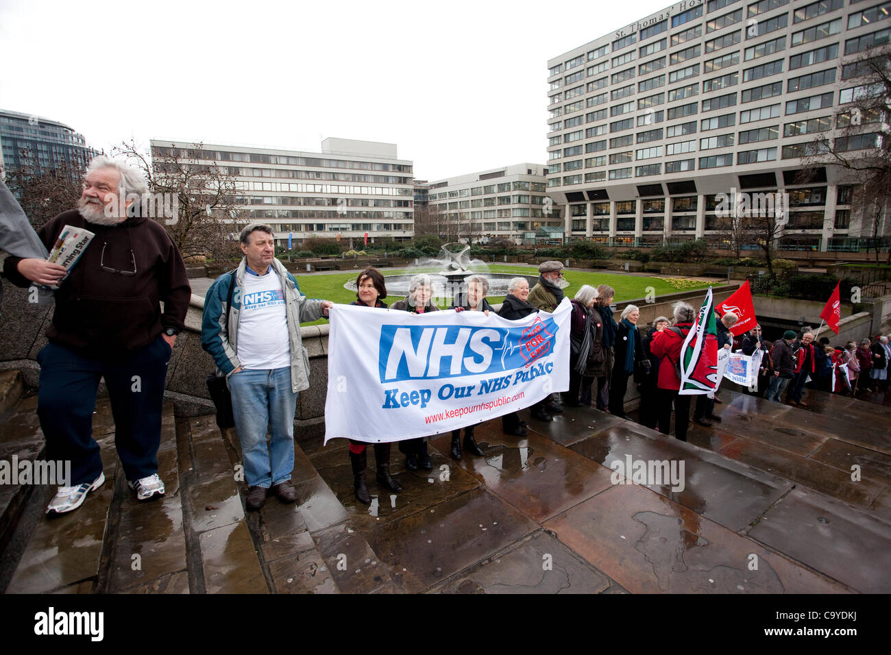 Westminster London Uk 07 03 2012 Picture Shows Protests Against