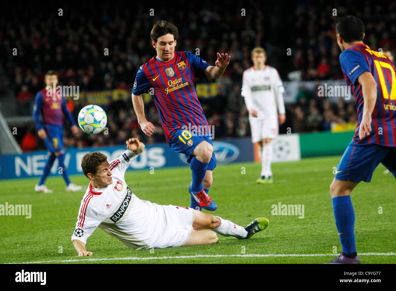 Lionel Messi Barcelona March 7 12 Football Soccer Uefa Stock Photo Alamy