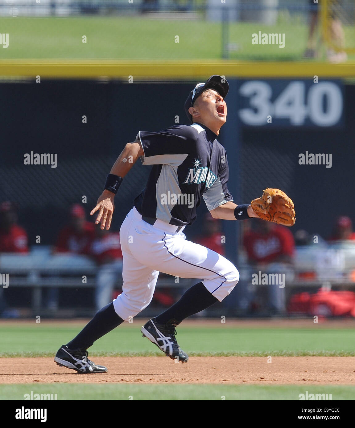 Munenori Kawasaki (Mariners), MARCH 6, 2012 - MLB : Munenori Kawasaki