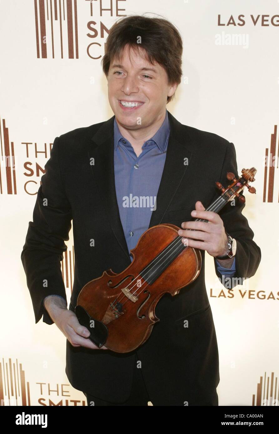 Joshua Bell at arrivals for Opening Night at the Smith Center for the Performing Arts, 361 Symphony Park Ave, Las Vegas, NV March 10, 2012. Photo By: James Atoa/Everett Collection Stock Photo