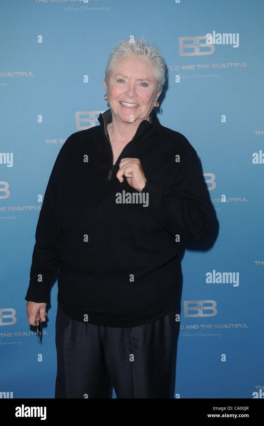 March 10, 2012 - Los Angeles, California, U.S. - Susan Flannery Attending ''The Bold And The Beautiful'' 25th Silver Anniversary Celebration held in the Los Angeles Fashion Industry in Los Angeles, California on 3/10/12. 2012(Credit Image: Â© D. Long/Globe Photos/ZUMAPRESS.com) Stock Photo