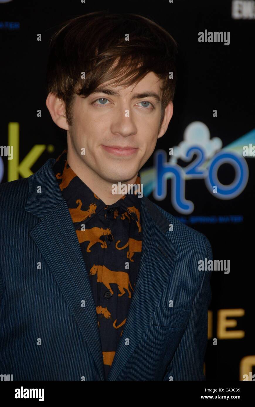 Kevin McHale at arrivals for THE HUNGER GAMES Premiere, Nokia Theatre at L.A. LIVE, Los Angeles, CA March 12, 2012. Photo By: Dee Cercone/Everett Collection Stock Photo
