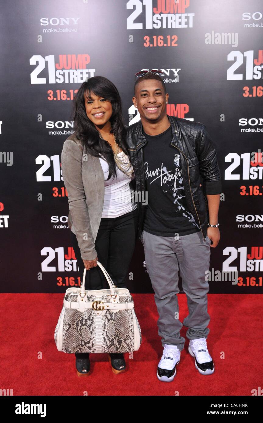 Niecy Nash, son Dominic at arrivals for 21 JUMP STREET Premiere, Grauman's Chinese Theatre, Los