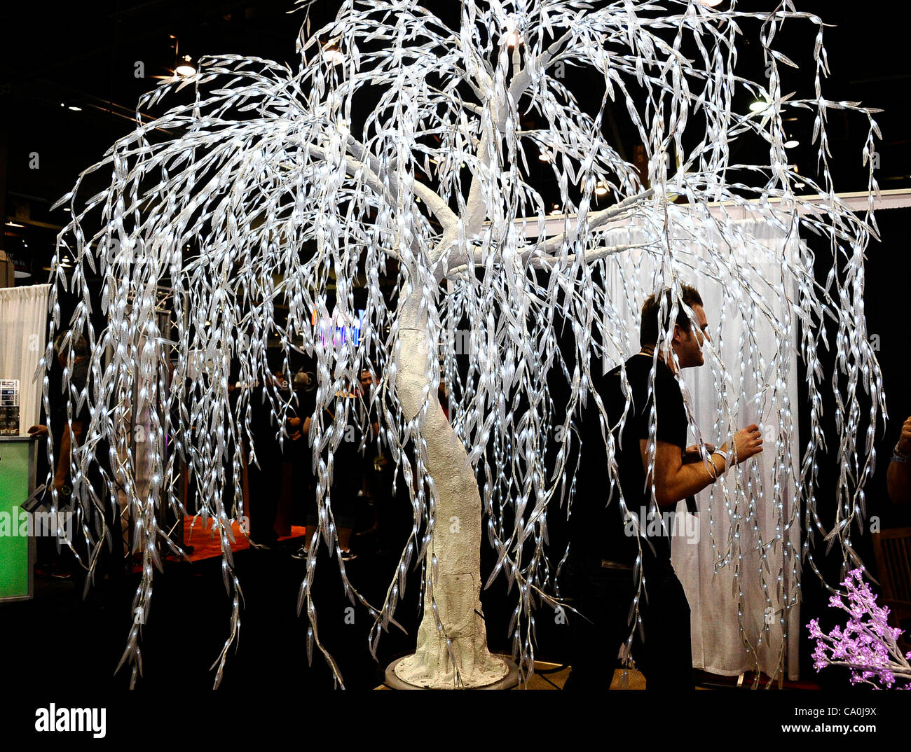 2012 - Las Vegas, NV- USA. Some of the many things on display during the 27th annual Nightclub & Bar Convention and Trade Show in Las Vegas NV. (Credit Image: © Gene Blevins/ZUMAPRESS.com) Stock Photo