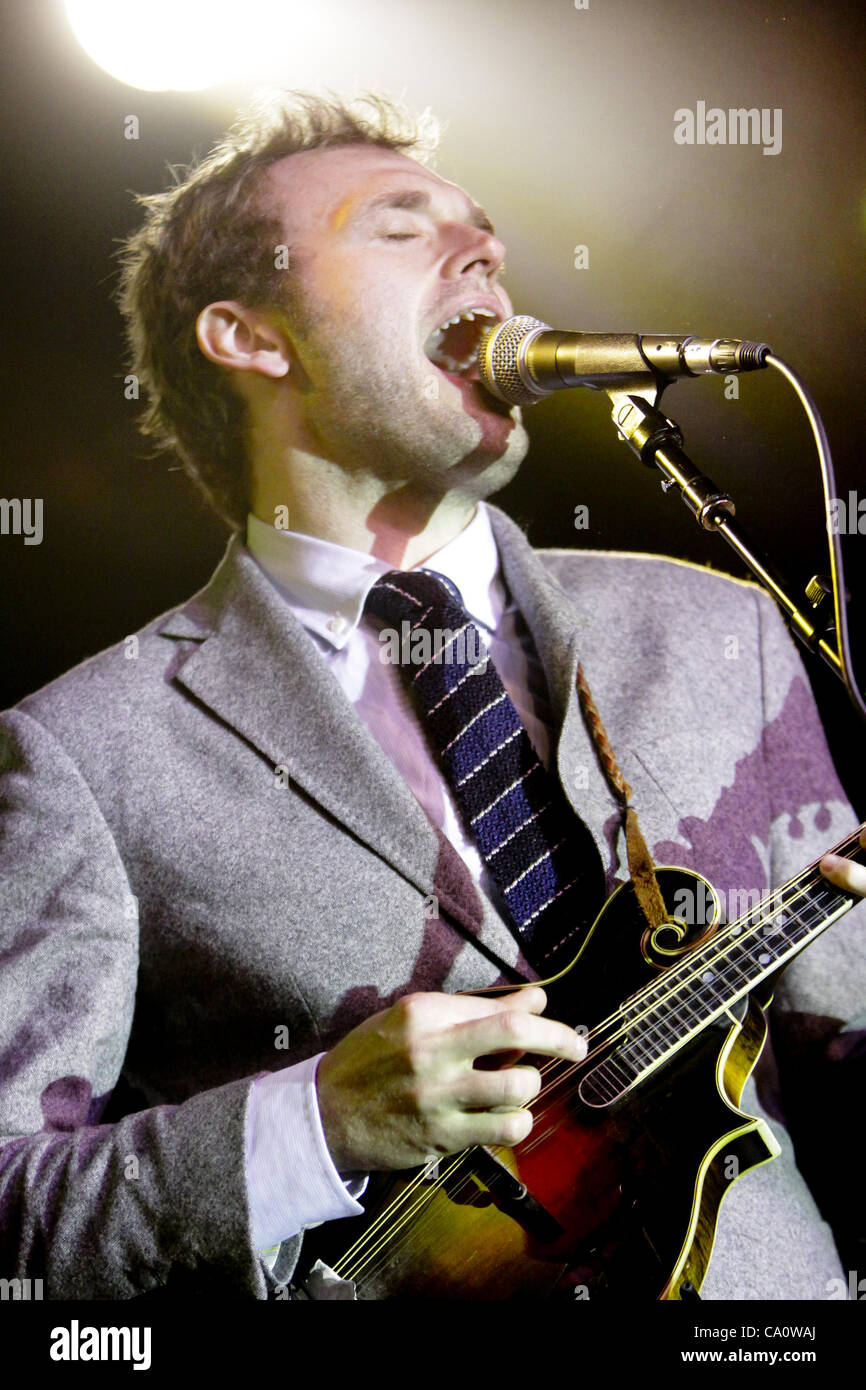 March 14, 2012 New York, New York, U.S. Mandolin player CHRIS THILE