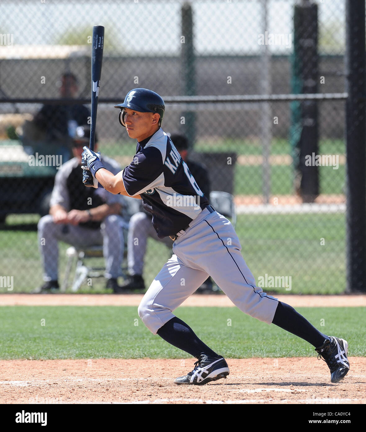 Munenori Kawasaki (Mariners), MARCH 15, 2012 - MLB : Munenori Kawasaki