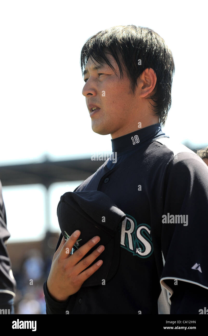 Hisashi Iwakuma (Mariners), MARCH 10, 2012 MLB Hisashi Iwakuma of the Seattle Mariners