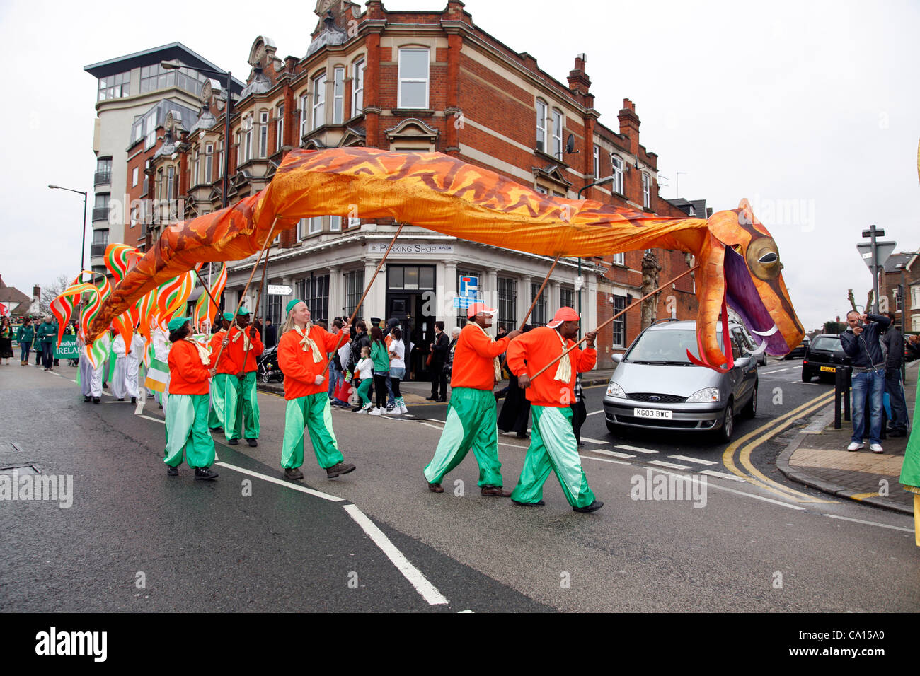 st patricks day parade willesden
