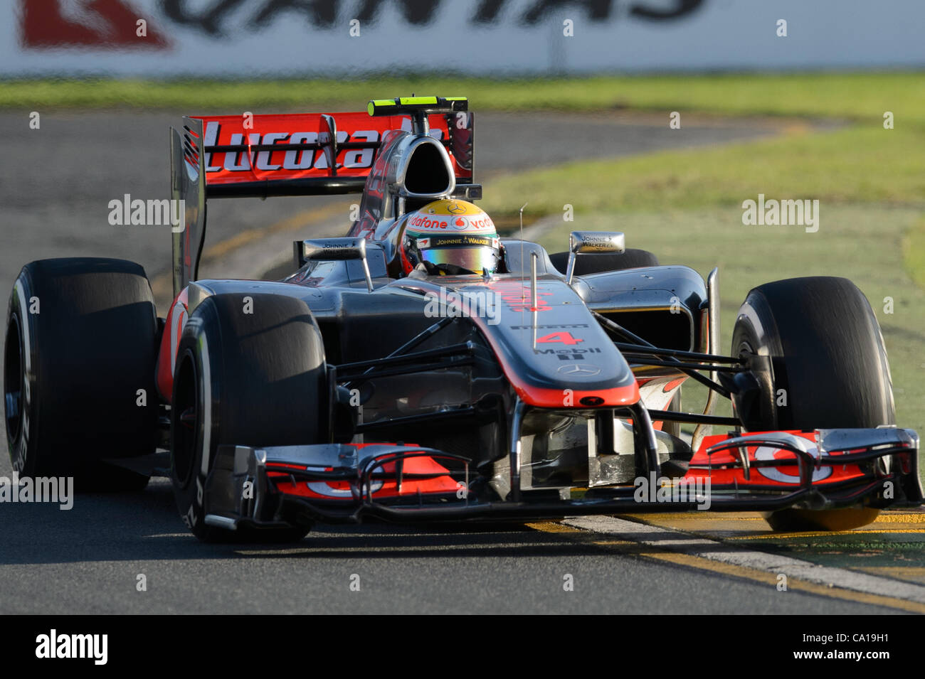 March 18, 2012 - Melbourne, Victoria, Australia - Lewis Hamilton of Stock  Photo - Alamy