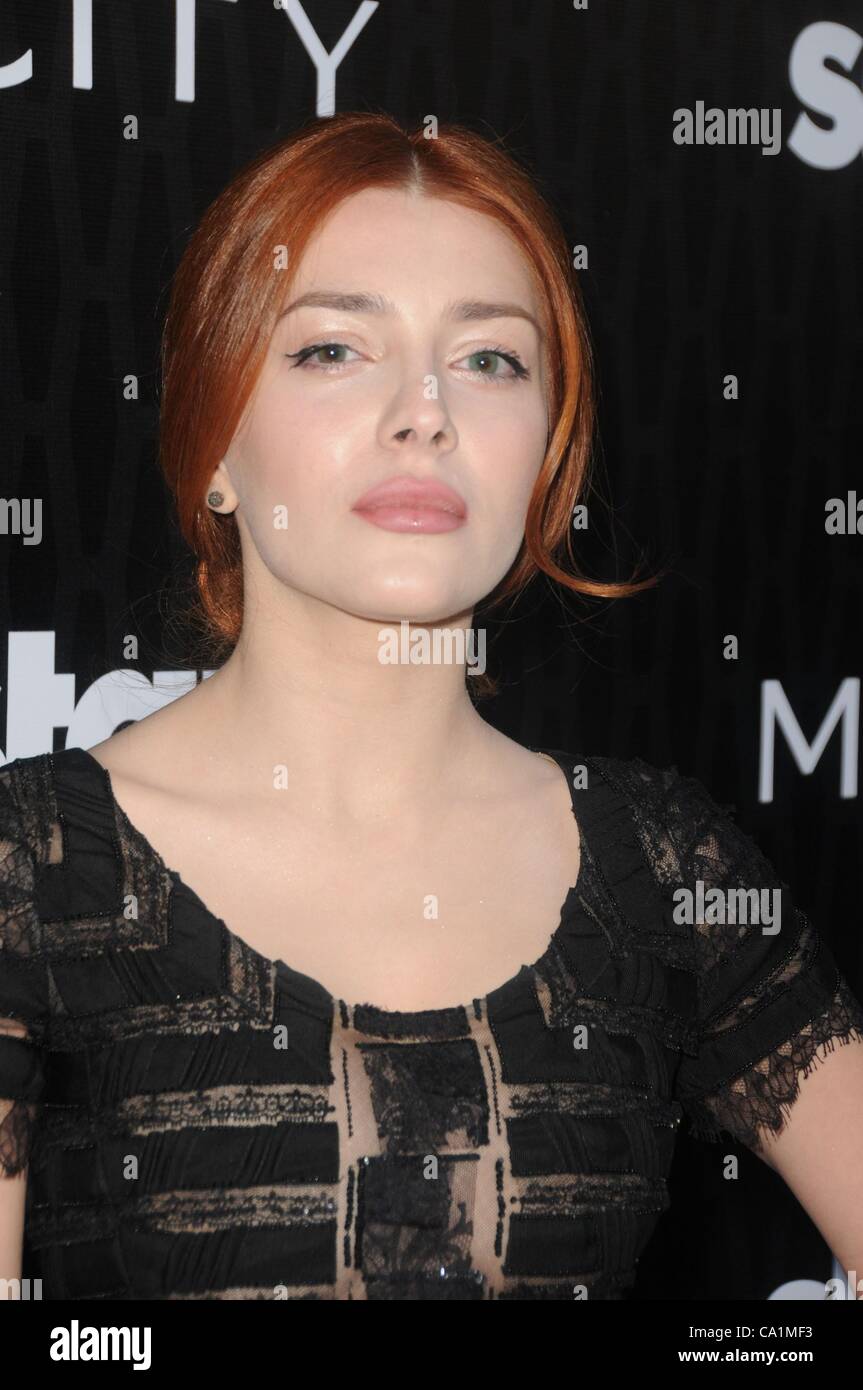 Elena Satine at arrivals for MAGIC CITY Premiere, Directors Guild of America (DGA) Theater, Los Angeles, CA March 20, 2012. Photo By: Dee Cercone/Everett Collection Stock Photo