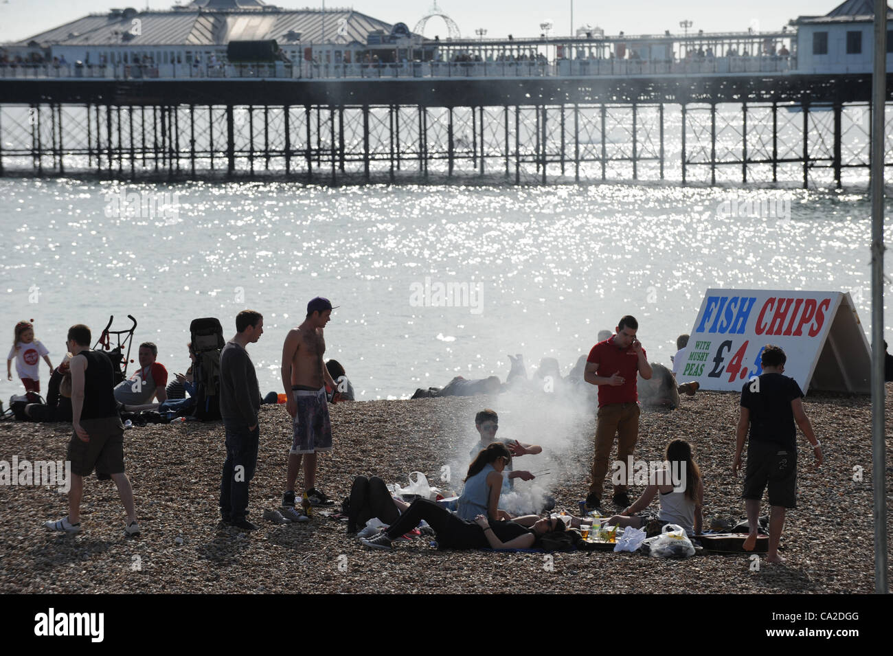 Brighton beach bbq hires stock photography and images Alamy