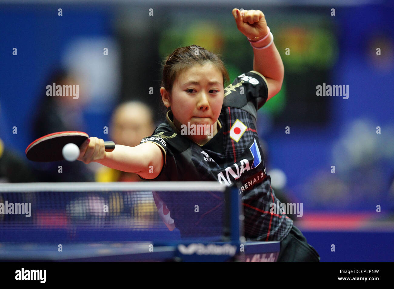 Kenji Matsudaira (JPN), MARCH 27, 2012 - Table Tennis : Kenji Matsudaira of  Japan in action during the LIEBHERR Table Tennis Team World Cup 2012  Championship division group B mens team match