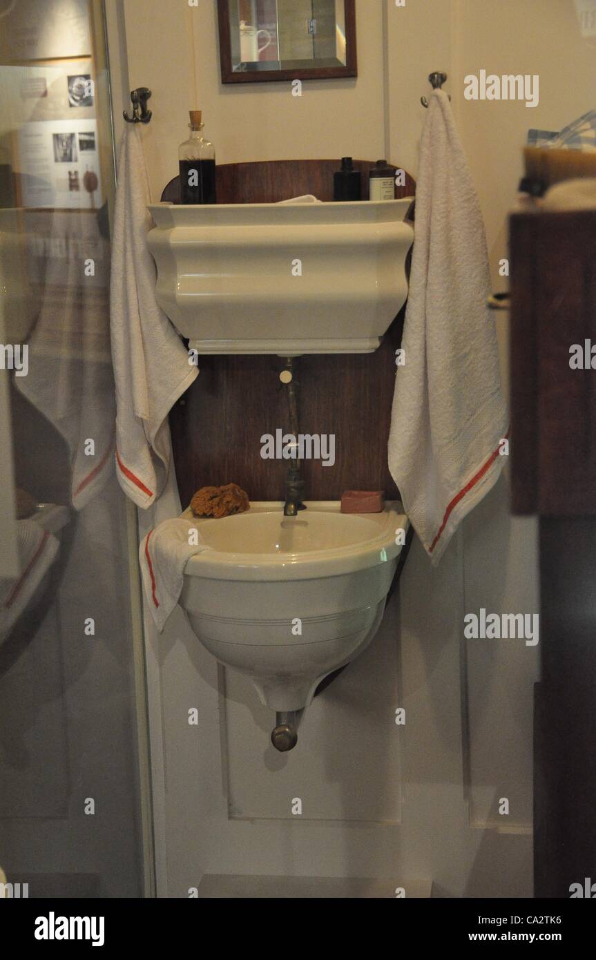 Detail From A Recreation Of A Third Class Cabin On The Titanic In