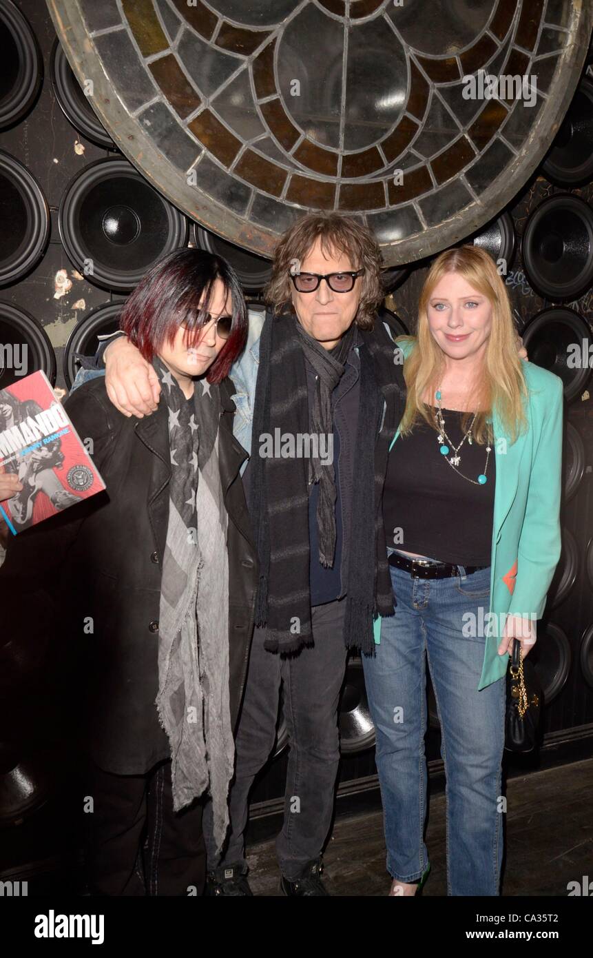 John Cafiero Mick Rock Bebe Buell At In Store Appearance For Commando The Autobiography Of Johnny Ramone Book Launch Party John Varvatos 315 Bowery Boutique New York Ny March 29 12 Photo By