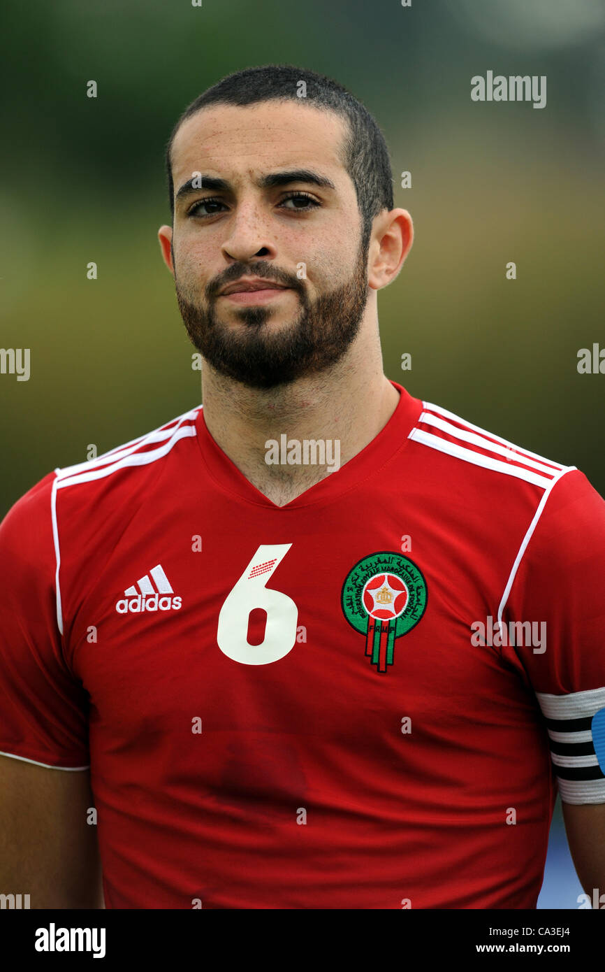 Driss Fettouhi (MAR), MAY 24, 2012 - Football / Soccer : 2012 Toulon Tournament Group B match between U-23 Morocco 3-4 U-23 Mexico at Stade de Lattre in Aubagne, France. (Photo by FAR EAST PRESS/AFLO) Stock Photo